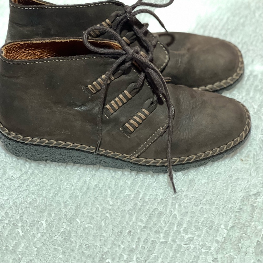 Josef Seibel Brown Suede Boots